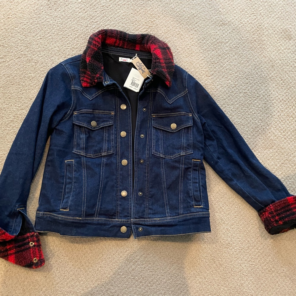 Faherty western jean jacket